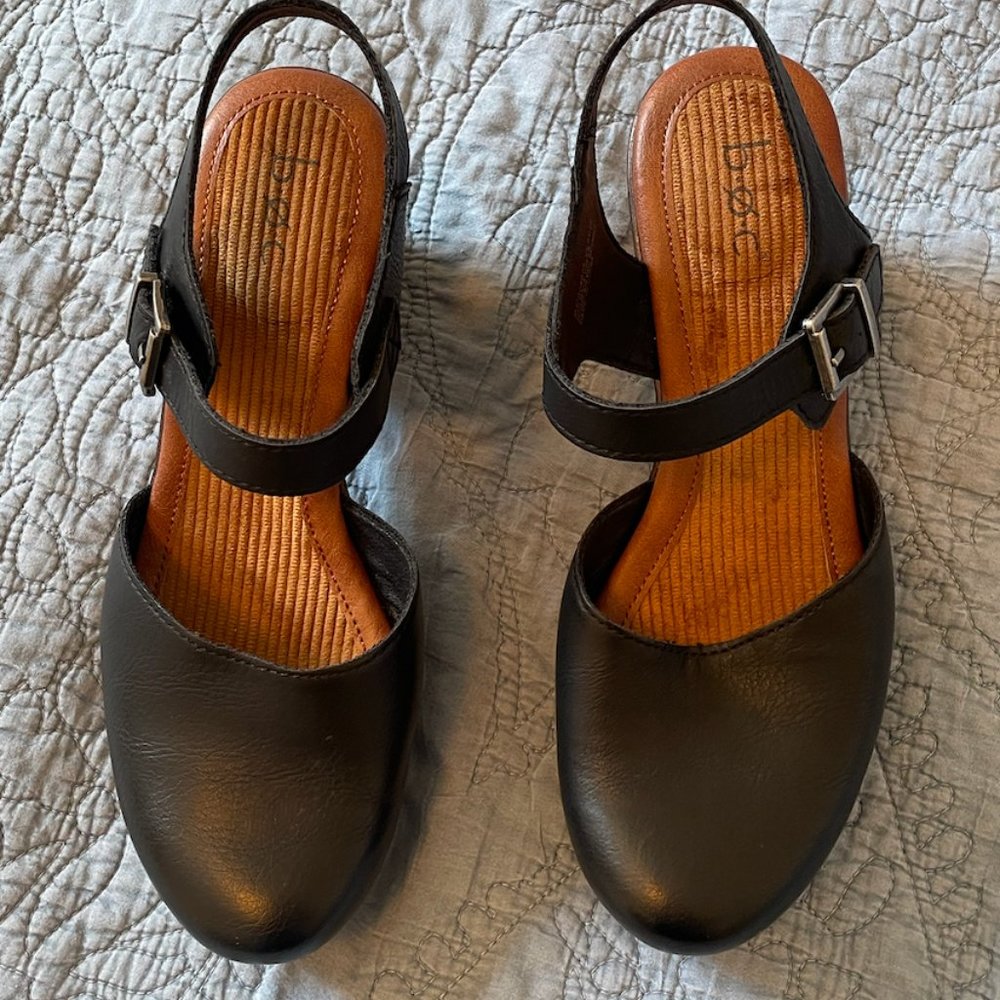 boc clogs with ankle strap